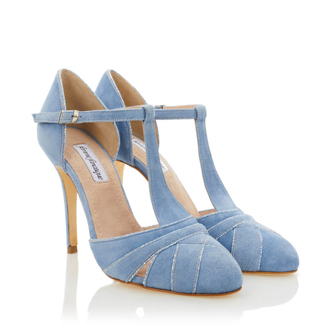  Cabaret Pump - Glaucous Suede