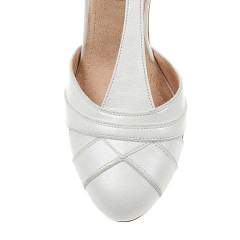 Cabaret Pump - Pearl White