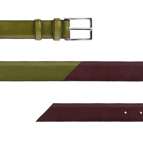 Signature Belt - Mulberry & Olive