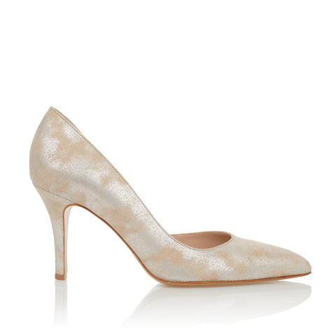 Half d'Orsay Pump - Fade Silver