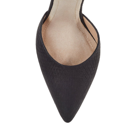 Classic Pump - Black Python