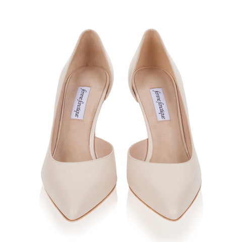 Half d'Orsay Pump - Beige