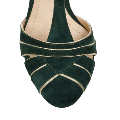 Cabaret Pump - Forest Suede