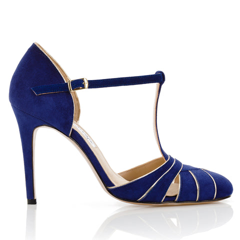  Cabaret Pump - Navy Suede