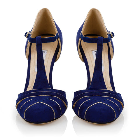 Cabaret Pump - Navy Suede