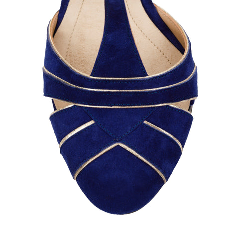 Cabaret Pump - Navy Suede